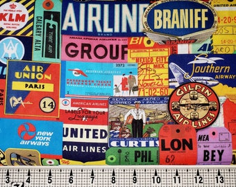Robert Kaufman Airlines/Airplanes 19709 Fabric by the Yard//Piece