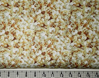 Elizabeth Studios Comidas favoritas Palomitas de maíz 384 Tela cortada a medida // Pieza