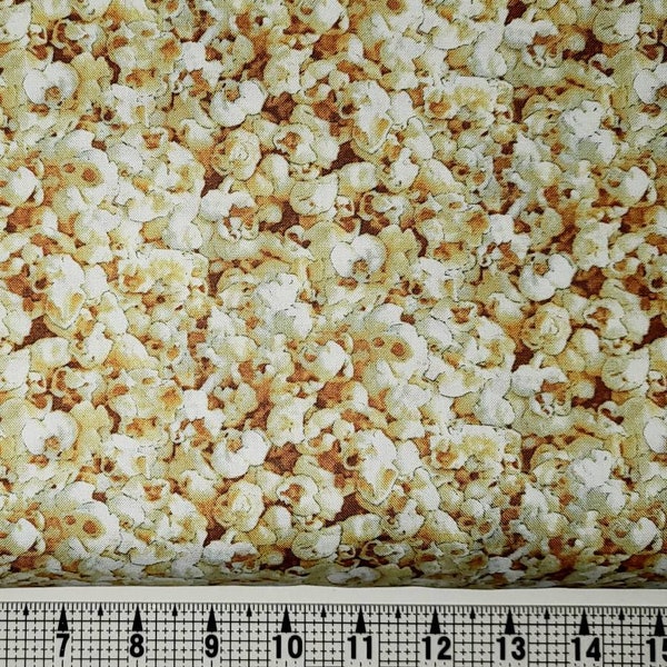 Elizabeth Studios Favorite Foods Popcorn 384 Fabric by the Yard/Piece