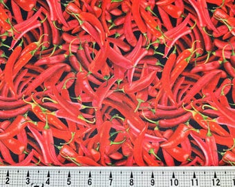 Timeless Treasures Hot Chili Pepper CD3347 Fabric by the Yard//Piece