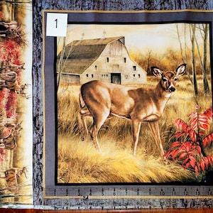 Amongst the Shadows Deer Pillow Panel 16&quot;