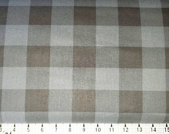 Classics Buffalo Plaid Gray/Black Fabric by the Yard//Piece
