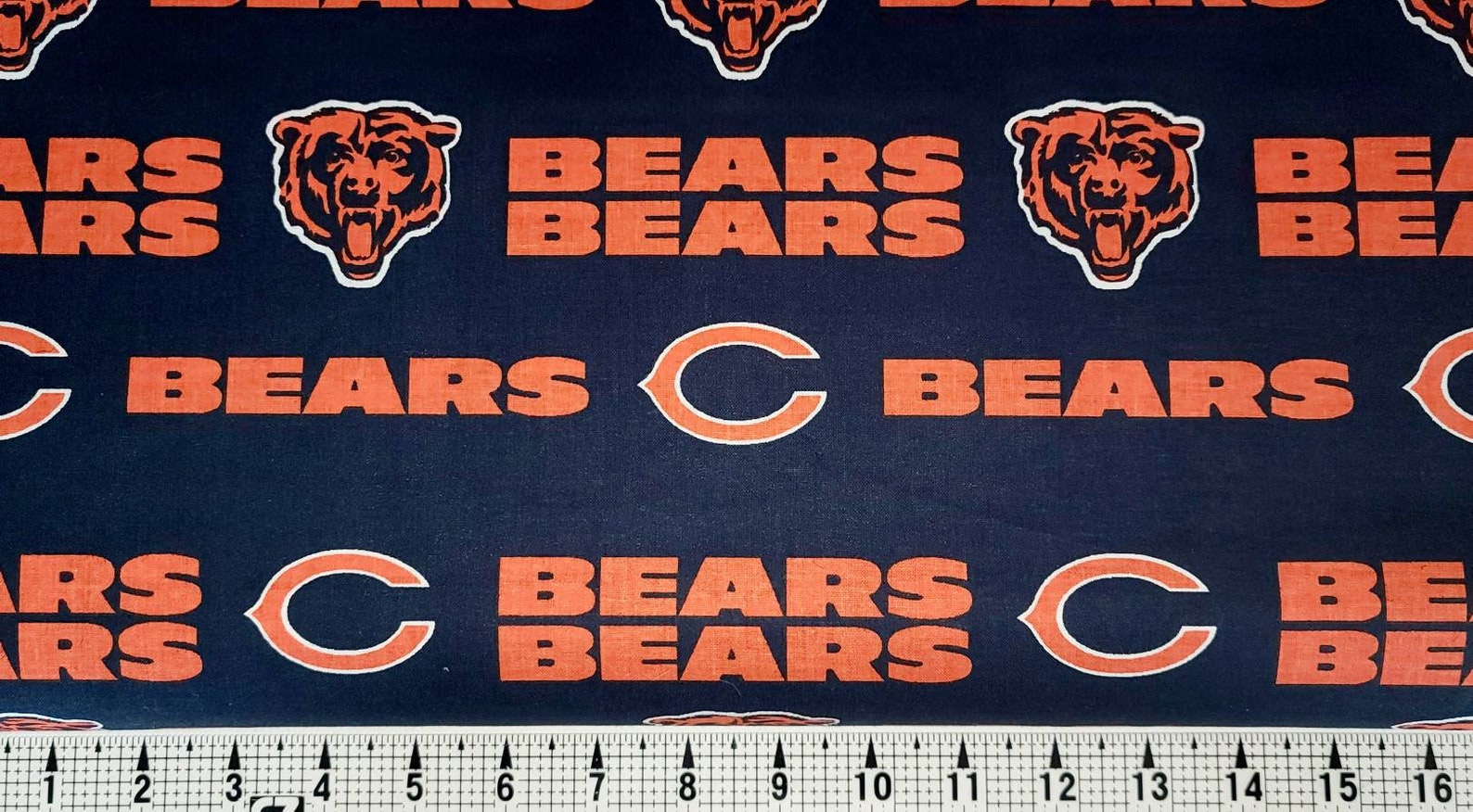 Fabric Traditions Chicago Bears Fabric by the Yard/piece Etsy