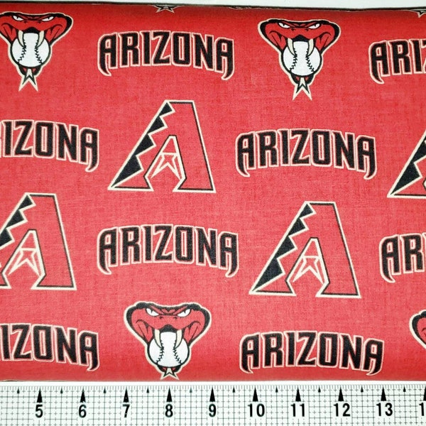 Fabric Traditions Arizona Diamondbacks Fabric by the Yard/Piece