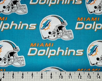 Fabric Traditions Miami Dolphins Fabric by the Yard//Piece