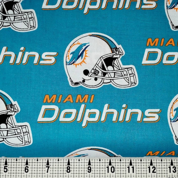 Fabric Traditions Miami Dolphins Fabric by the Yard/Piece