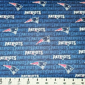 Fabric Traditions New England Patriots Fabric by the Yard//Piece