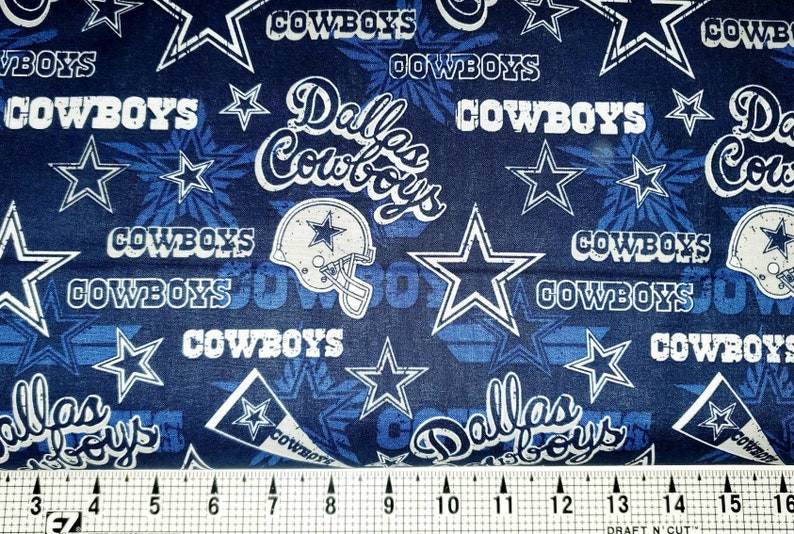 Fabric Traditions Dallas Cowboys Fabric by the yard Etsy