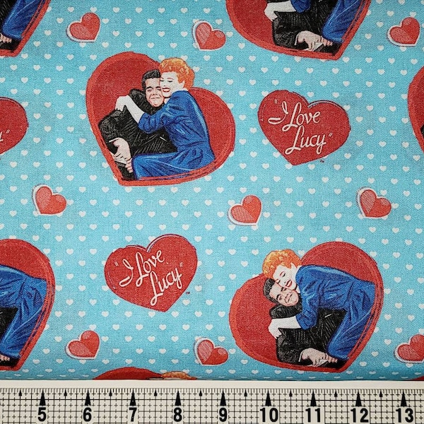 Springs Creative Lucy Ricky Heart Toss CP76351 Fabric by the Yard/Piece