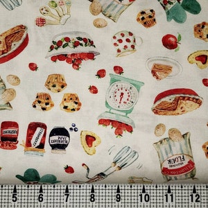 Michael Miller Just Like Grannys Bake Sale DDC10004 Fabric by the Yard/Piece