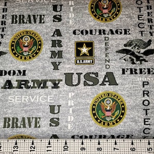 Sykel Enterprises Army 1181-A Fabric by the Yard//Piece