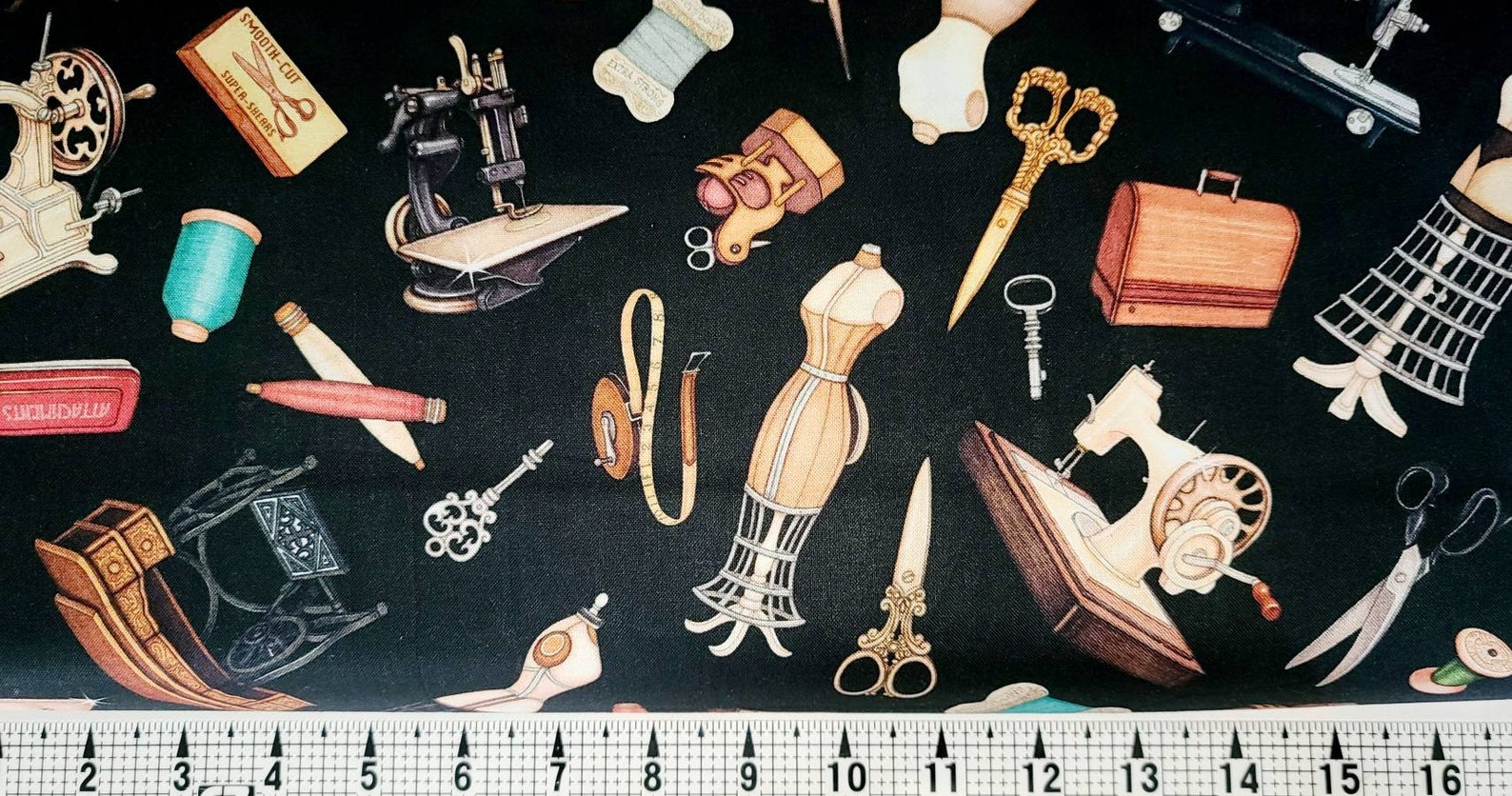 Quilting Treasures Sew Lovely Sewing 164928376J Fabric by Etsy