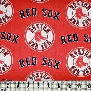 Fabric Traditions Boston Red Sox Fabric by the Yard//Piece