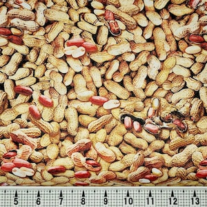 Benartex Fabrics Peanuts in the Shell 12749 Fabric by the Yard//Piece