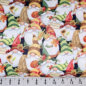 Wilmington Prints Gnome-kin Patch Packed Gnomes 39844 Fabric by the Yard//Piece