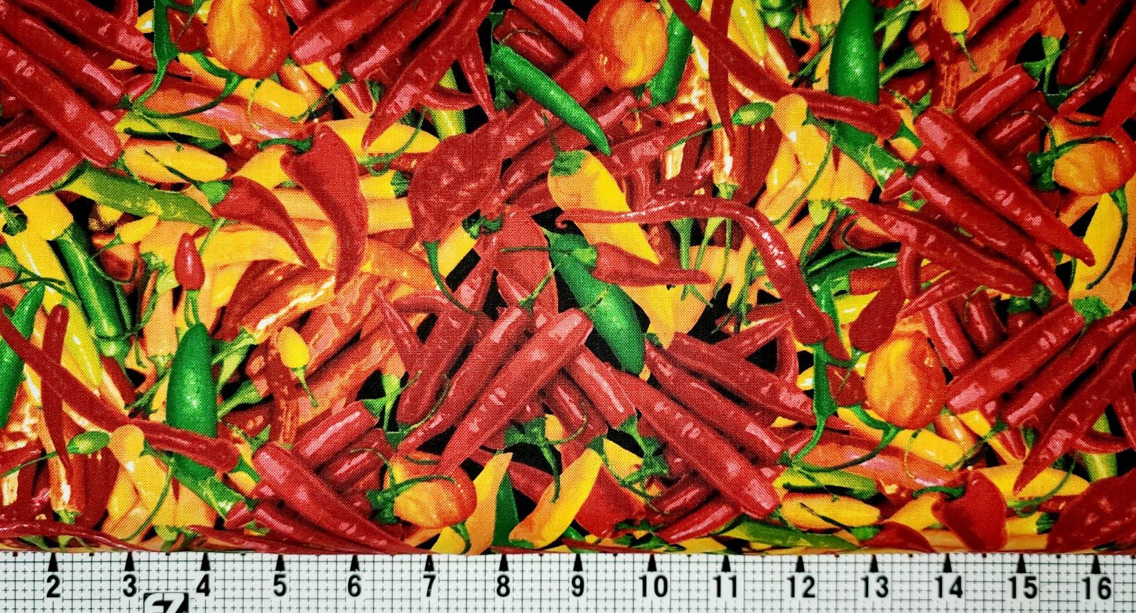 Timeless Treasures Peppers C7355 Fabric by the Yard/piece Etsy UK