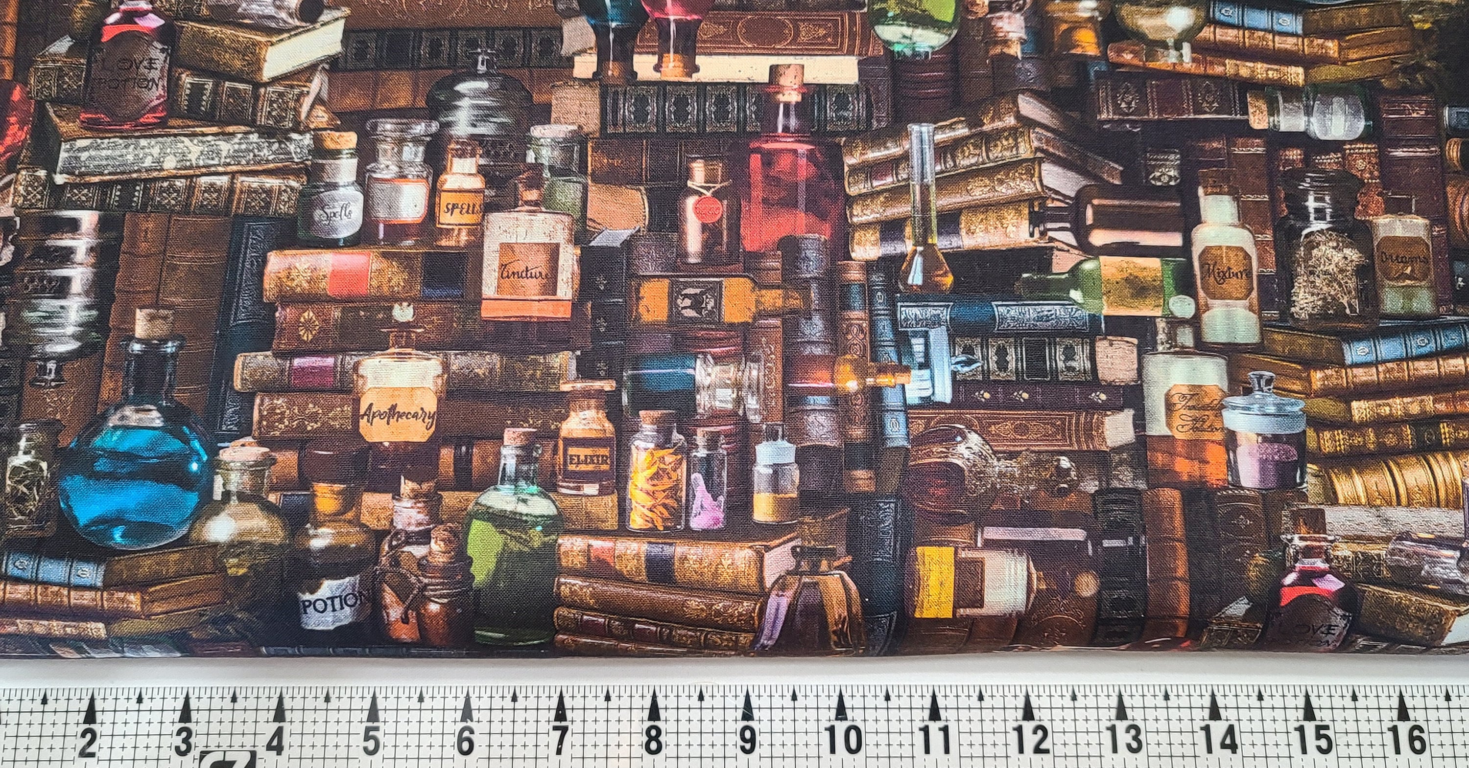 Timeless Treasures Magic Books and Potions CD2530 Fabric by the Yard ...