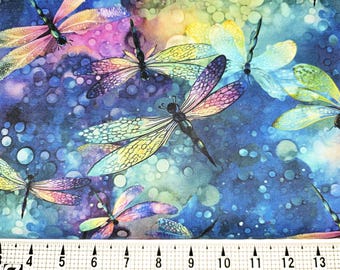 Timeless Treasures Dragonfly Dream CD3206 Tkanina cięta na wymiar//Sztuka