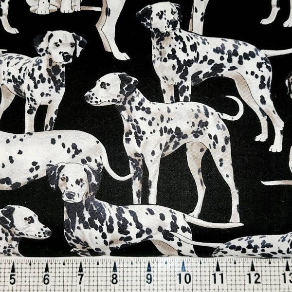 Timeless Treasures Dalmatians C3047 Fabric by the Yard/Piece