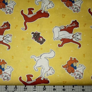 Camelot Fabrics The Aristocats 85030202 Fabric by the Yard//Piece
