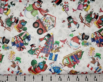 Quilting Treasures Snowman Follies 1649-29592-Z Tissu par mètre//pièce