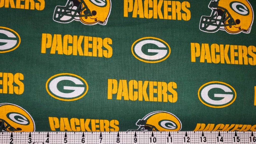 Fabric Traditions Green Bay Packers Fabric by the Yard/piece - Etsy