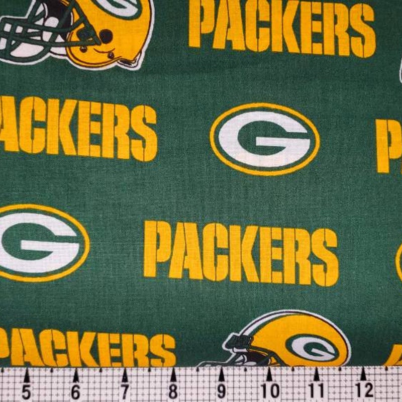 Green Bay Packers Fabric - Etsy