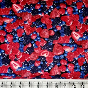 Timeless Treasures Mixed Berries C1811 Fabric by the Yard/Piece