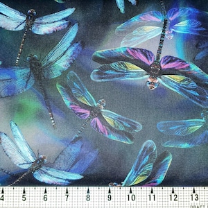 Hoffman Fabrics Dragonfly R4629 Fabric by the Yard//Piece
