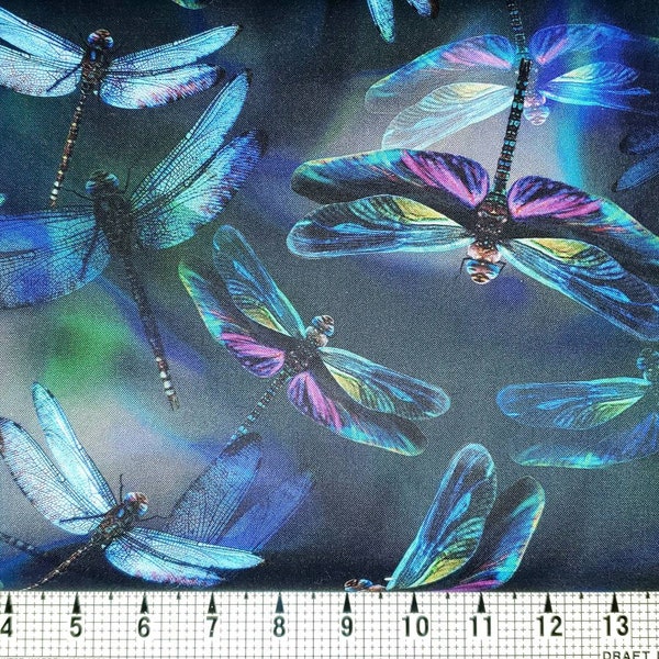 Hoffman Fabrics Dragonfly R4629 Fabric by the Yard/Piece