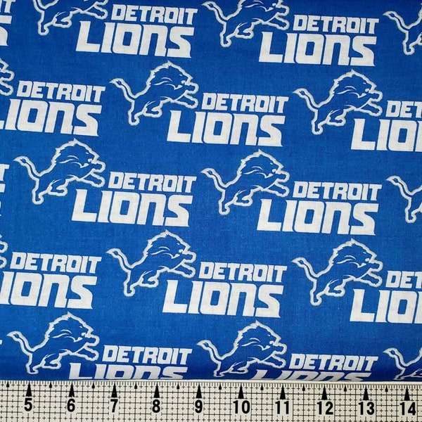 Fabric Traditions Detroit Lions Fabric by the Yard/Piece