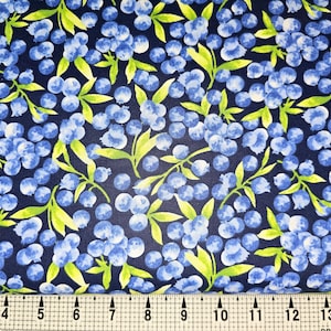Fabric Traditions Blueberries Fabric by the Yard//Piece