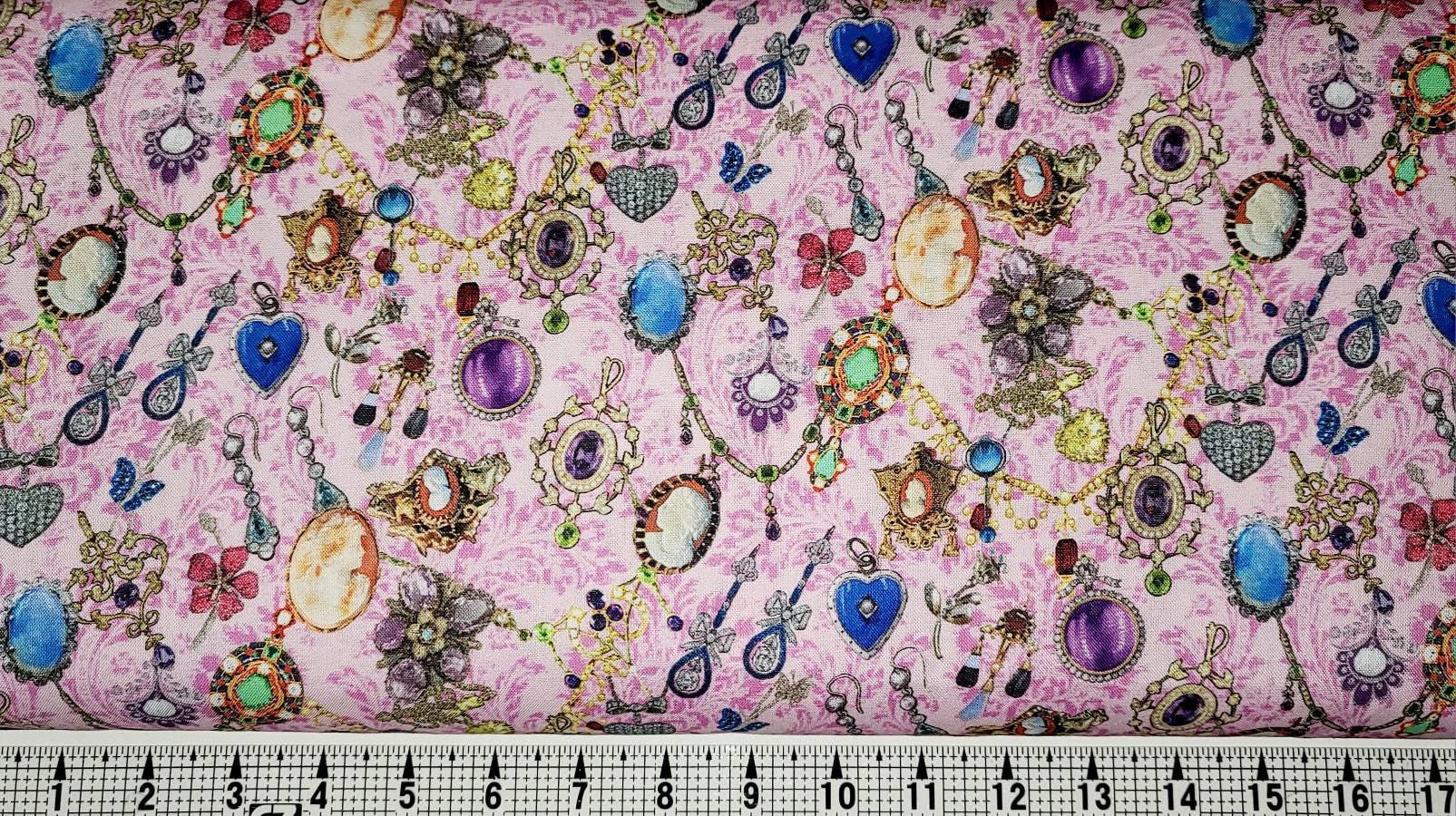 Print Concepts Bejeweled 10470 Fabric by the Yard//Piece
