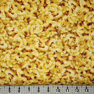 Robert Kaufman Feast Mode Macaroni and Cheese 21534 Fabric by the Yard//Piece