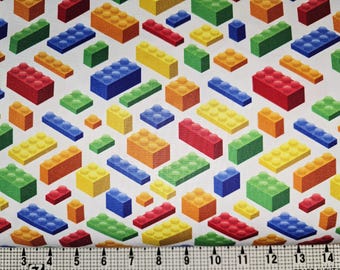 Mook Fabrics Building Blocks 116681 Stoff Meterware/Stück
