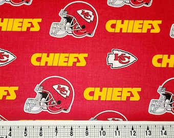 Fabric Traditions Kansas City Chiefs Fabric by the Yard//Piece
