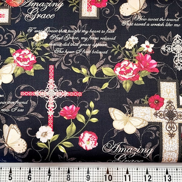Brother Sister Design Amazing Grace Fabric by the Yard/Piece
