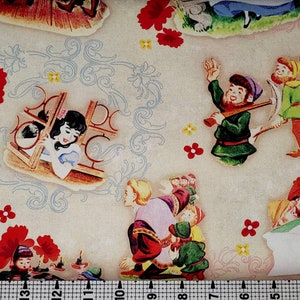 David Textiles Snow White BW-0186-0C Fabric by the Yard//Piece