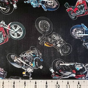 Robert Kaufman On the Road Motorcycles 20202 Fabric by the Yard//Piece