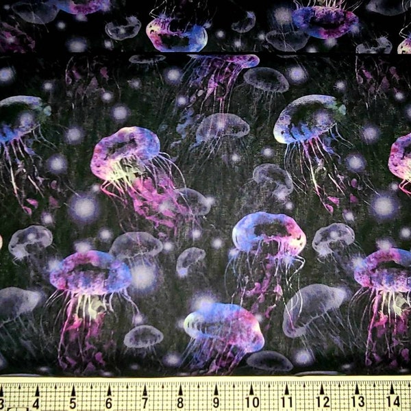 Jellyfish Fabric Etsy