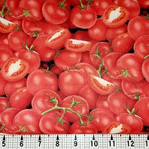 Elizabeth Studios Tomatoes 436 Fabric by the Yard//Piece