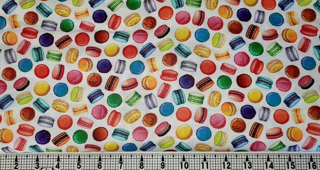 Robert Kaufman Sweet Tooth Mini Macaroons 20630 Fabric by the Yard