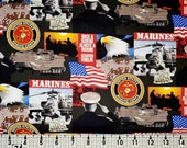 Sykel Enterprises Marines Fabric by the Yard