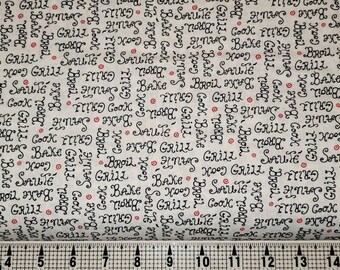 Tecido Quilting Treasures Chefs Special Sayings 1649-27643-Z vendido por metro/peça