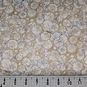 Elizabeth Studios Landscape Medley Sand Dollars 619 Fabric by the Yard//Piece