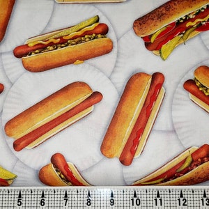 Robert Kaufman Chow Time Hot Dogs 19783 Fabric by the Yard/Piece