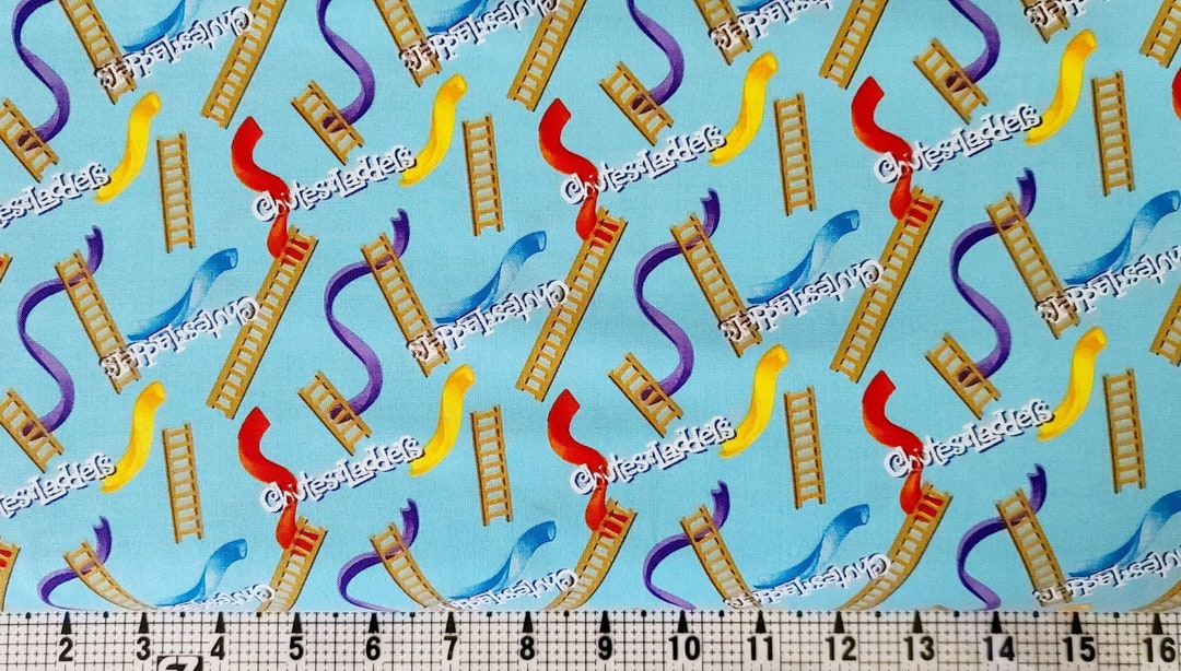 Camelot Fabrics Chutes and Ladders 95070304 Fabric by the Yard/piece Etsy