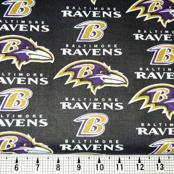 Fabric Traditions Baltimore Ravens Fabric by the Yard/Piece