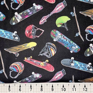 Elizabeth Studios Skateboard 419 Fabric by the Yard//Piece