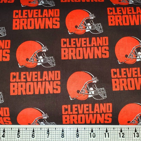 Fabric Traditions Cleveland Browns Fabric by the Yard/Piece